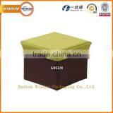 Custom Printed Stool Style Fabric Organizer Bin