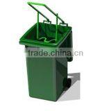Garden Tool Bag Garden Rubbish Wheelin Bin Tool With Iron Wood Plastic Fabric Material thumbnail-2