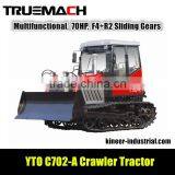 YTO C702-A 70hp Agricultural Crawler Tractor With Dozer Blade thumbnail-1