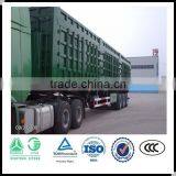 3 Axle Strong Box Semi Trailer , Van Semi Trailer , Grain Transport Truck Trailer thumbnail-2