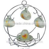 Round Metal Household Use Type Coffee Cup Display Rack thumbnail-1
