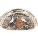Cup Pull-BB-BN Granite Pull Cup Pull Brushed Nickel for Kitchen and Bathroom thumbnail-1