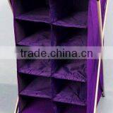 10 Division Non-woven Fabric X-Frame Oxford Laundry Baskets thumbnail-3
