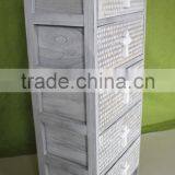 Unfinished Reclaimed Primitive Wood Carving Furniture for 5 Hole thumbnail-6