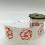 Hot Sale Organic Linen Fabric for Ribbon thumbnail-1