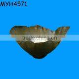 Vintage Bowl Shaped Black Candle Containers thumbnail-1