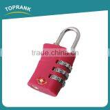 Toprank Colorful Promotion Approved Plastic 3 Digital Luggage Combination Lock Travel Suitcase Tsa Luggage Lock thumbnail-1
