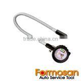 Tire Pressure Gauge With Black Flange