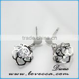 New Products fashion Europe style earring for women	,crystal lady earring for decor