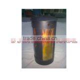 Metal Lamp With White Ox Horns thumbnail-1