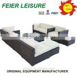 All Weathers Natural Rattan Furniture Sofa thumbnail-1