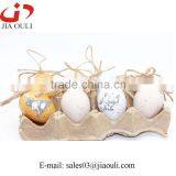 New Design Easter Decorations With Silk Pringting Plastic Hanging Egg thumbnail-1