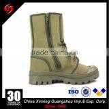 Olive Green Military Canvas Shoes With Zipper ,cheap Military Boots thumbnail-4