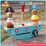 Wholesale Pirate Toy Wooden Stacking Balance Blocks New Design Wooden Balance Blocks for Kids W11F056 thumbnail-4