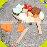 Wholesale Children Wooden Toy Food DIY Baby Wooden Toy Food Role Play Kids Wooden Toy Food W10B107 thumbnail-2