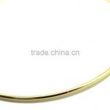 High Quality Bright Brass Color Metal O Ring for Handbag Round Ring, Butt Welded Steel Wire Rings ID 12" thumbnail-2
