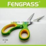 S1-1024 8 Inch 2Cr13 Stainless Steel Blade With PP+TPR Plastic Handle Scissors Paper Stationery thumbnail-3