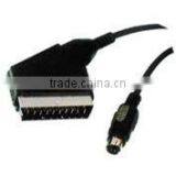 Scart Plug to 4pin Mini Din Plug Cable VK30388 thumbnail-1