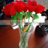 2015 Beautiful Fashion Siicone Rose Flower for Girls Gift thumbnail-1