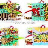 New Born Baby Infant Developmental Soft Animal Cloth Book thumbnail-1