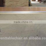 High Quality Rectangle Plywood Banquet Plastic and Wooden Folding Table thumbnail-6