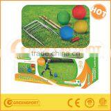 GSSGCR8 Football Croquet Game Set Small Goal and Rubber Ball thumbnail-1