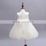 Baby Girl Pageant Wedding Dresses Infant Princess Little Girls 1 Year Birthday Party Dress Newborn Christening Dresses For Girls thumbnail-3