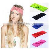 New 2014 Twist Sport Yoga Headband Bandana hijab Turban Headscarf Wrap For Women Hair Accessories