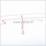 Kearing Brand 1.2mm Thickness Plastic Vary Form Curve Ruler With Seam Allowance # 6405