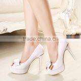 GZY Fashionable Cheap Casual Shoes High Heel Lady Shoes Wholesale Guangzhou Factory Top 10 Brand Stock Lots Mul-ti Colors 2017