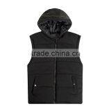 Double Sides Hooded Polar Fleece Warm Winter Sleeveless Men's Windbreaker Vest thumbnail-1