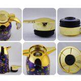 Wonderful New Design Pattern Glass Inner Vacuum Coffee Jug Thermos Flask thumbnail-1