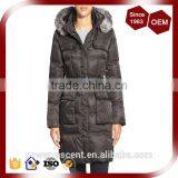 New Design Ladies Fashion Formal Long Parka Jacket thumbnail-2