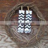 Wholesale Toddlers Kids Knitted Leg Warmers Baby Cotton Ruffle Stripes Legging thumbnail-6