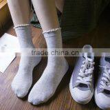 Zm53125a Simple Design Solid Color Women Cotton Ankle Short Socks thumbnail-1