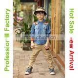 Fashion Jean Fabric Design Crochet Baby Clothes thumbnail-1