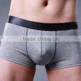 Hot Sale 93% Cotton and 3% Spandex 4 Colors For Choice Men's Cotton Boxer Shorts Underwear