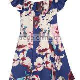Runwaylover EY2195D Cap Sleeve Ladies Fashion Off-Shoulder Printed Casual Dress thumbnail-2