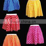 ROCK AND ROLL POLKA DOT SKIRT 1950S GREASE JIVE LADIES FANCY DRESS COSTUME thumbnail-1