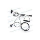Throat mic with finger PTT and acoustic kit