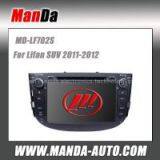 Manda Double Din Car Audio for Lifan SUV 2011-2012 Car Radio Satellite Gps Factory Navigation In-dash Car Monitor thumbnail-1