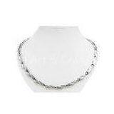 Classic Stainless Steel Necklace / Mens Chain Magnetic Therapy Necklace for Gift thumbnail-1