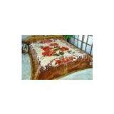 Home Acrylic Mink Blanket , European Style 2 Ply Quilt Blanket