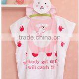 100% Cototn Hooded Poncho Towel for Children or Adults thumbnail-1