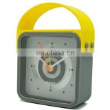 2017 New Design High Quality Colorful Rubber Effect Alarm Clock
