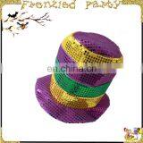 New Arrival Party Mardi Gras Color Top Hat thumbnail-6