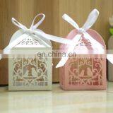 Sweets Gift Favor Boxes With Ribbon Party Decoration Wedding Gifts For Guests Favors Mr Mrs Wedding Candy Box thumbnail-2