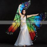 BestDance Fancy Dress Dance Costume Isis Wings Butterfly Angel Isis Wings Fancy Dress Rainbow Bollywood Carnival Dress OEM thumbnail-3