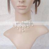Beautiful Design Pearl Lace Necklace for Wedding thumbnail-2