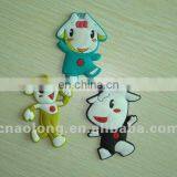 Handmade Custom Cartoon Character Logo Soft Pvc Keyring/rubber Keychain